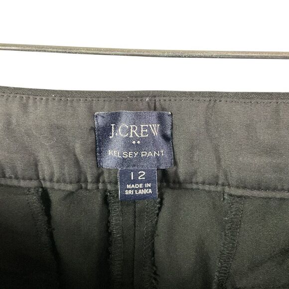 J. Crew Factory Kelsey flare pant, Black, Size 12, cotton/viscose/elastane - Picture 9 of 15